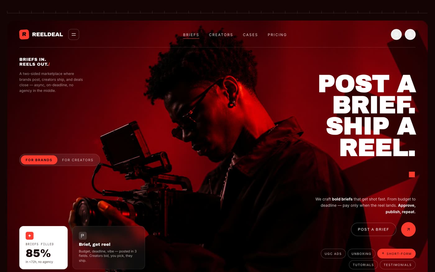 ReelDeal website